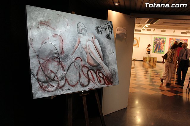 La sala municipal Gregorio Cebrin acoge la muestra colectiva de pintores murcianos 