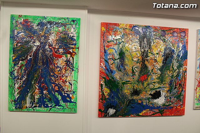 La sala municipal Gregorio Cebrin acoge la muestra colectiva de pintores murcianos 