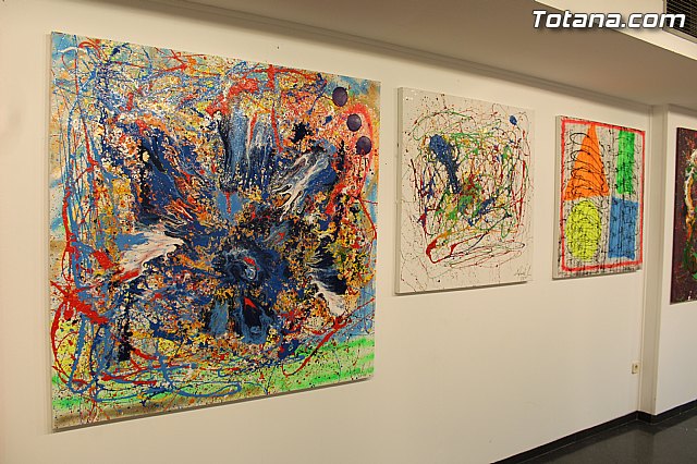 La sala municipal Gregorio Cebrin acoge la muestra colectiva de pintores murcianos 