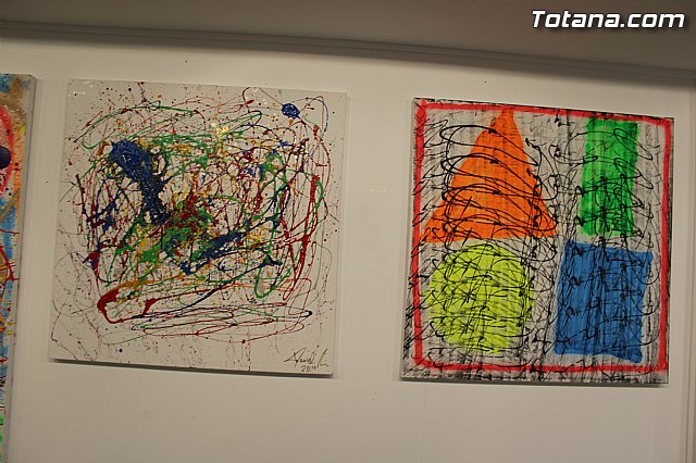 La sala municipal Gregorio Cebrin acoge la muestra colectiva de pintores murcianos 