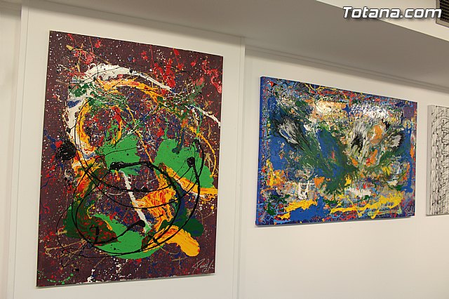 La sala municipal Gregorio Cebrin acoge la muestra colectiva de pintores murcianos 