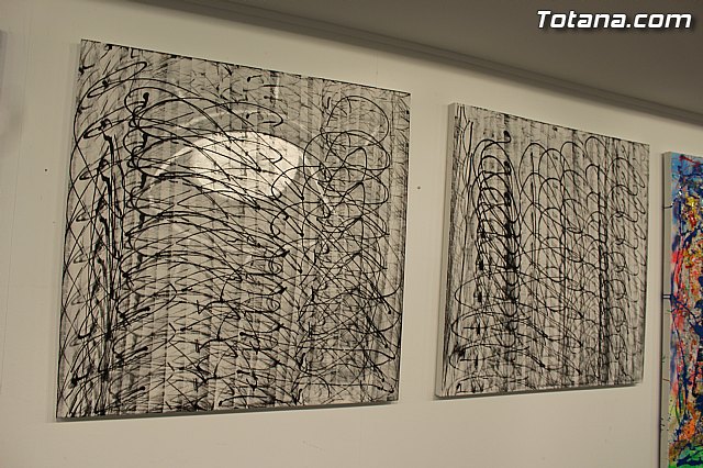 La sala municipal Gregorio Cebrin acoge la muestra colectiva de pintores murcianos 