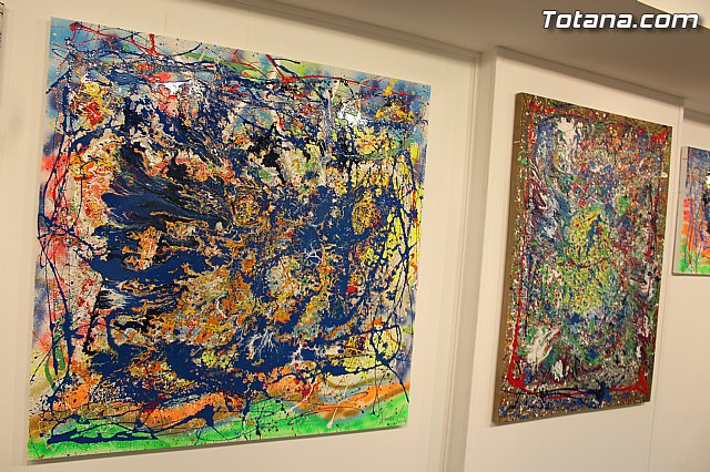 La sala municipal Gregorio Cebrin acoge la muestra colectiva de pintores murcianos 