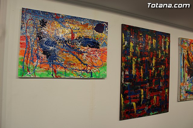 La sala municipal Gregorio Cebrin acoge la muestra colectiva de pintores murcianos 
