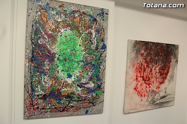 La sala municipal Gregorio Cebrin acoge la muestra colectiva de pintores murcianos 