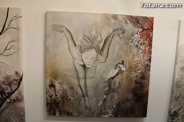 La sala municipal Gregorio Cebrin acoge la muestra colectiva de pintores murcianos 