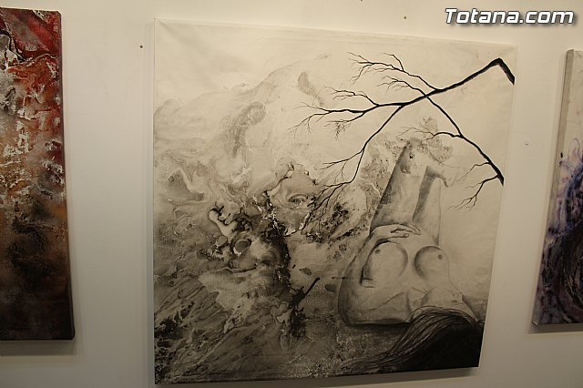 La sala municipal Gregorio Cebrin acoge la muestra colectiva de pintores murcianos 