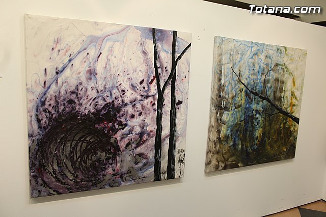La sala municipal Gregorio Cebrin acoge la muestra colectiva de pintores murcianos 