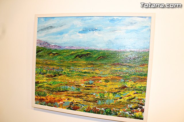 La sala municipal Gregorio Cebrin acoge la muestra colectiva de pintores murcianos 
