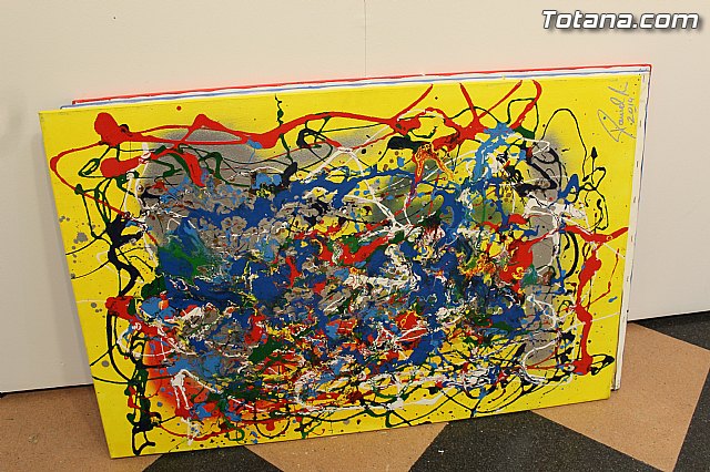 La sala municipal Gregorio Cebrin acoge la muestra colectiva de pintores murcianos 