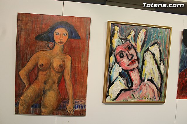 La sala municipal Gregorio Cebrin acoge la muestra colectiva de pintores murcianos 