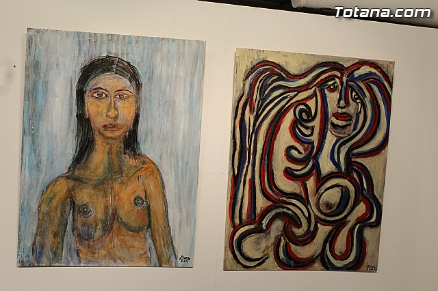 La sala municipal Gregorio Cebrin acoge la muestra colectiva de pintores murcianos 