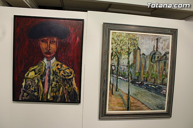 La sala municipal Gregorio Cebrin acoge la muestra colectiva de pintores murcianos 