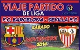 Las Peñas Barcelonistas de Totana, Alhama y Beniel organizan un viaje al partido FC Barcelona - Sevilla