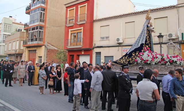 Cientos de lumbrerenses acompañaron a la Stma. Virgen del Rosario en la tradicional Procesión 2014 - 1, Foto 1