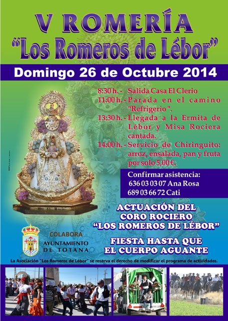 La V Romería Los Romeros de Lebor se traslada al domingo 26 de octubre, Foto 2