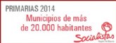 El PSRM celebrará primarias en cinco de los dieciséis municipios de más de 20.000 habitantes