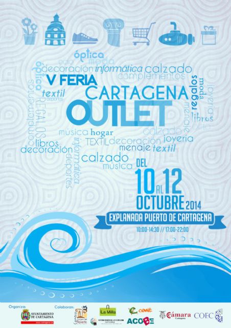 39 comercios compondrán la V Feria Outlet Cartagena - 1, Foto 1