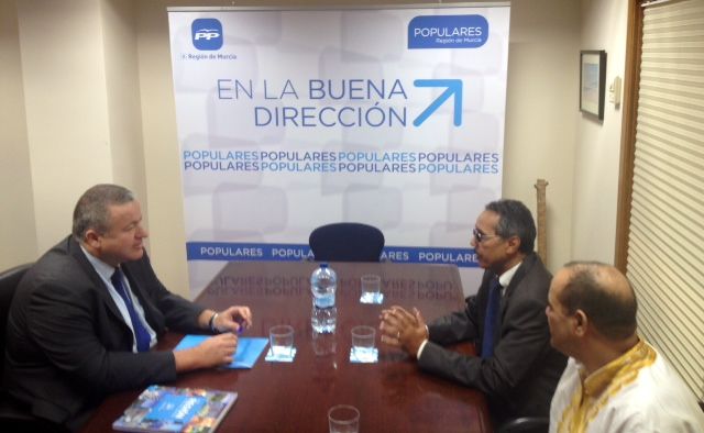 El PP regional se reúne con representantes del pueblo saharaui para atender sus peticiones - 1, Foto 1