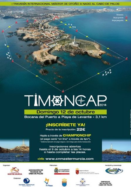 La travesía internacional Timoncap rodeará a nado Cabo de Palos - 1, Foto 1
