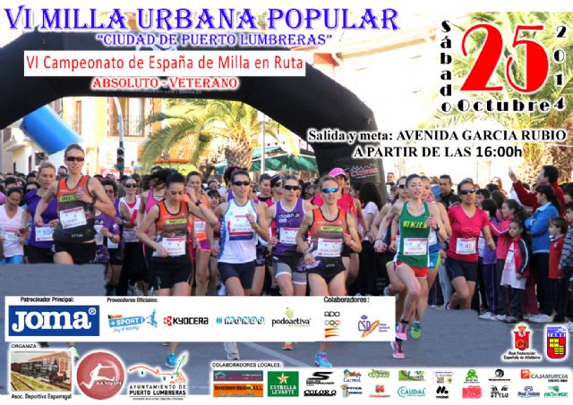 Puerto Lumbreras, sede nacional de la milla el 25 de octubre - 1, Foto 1