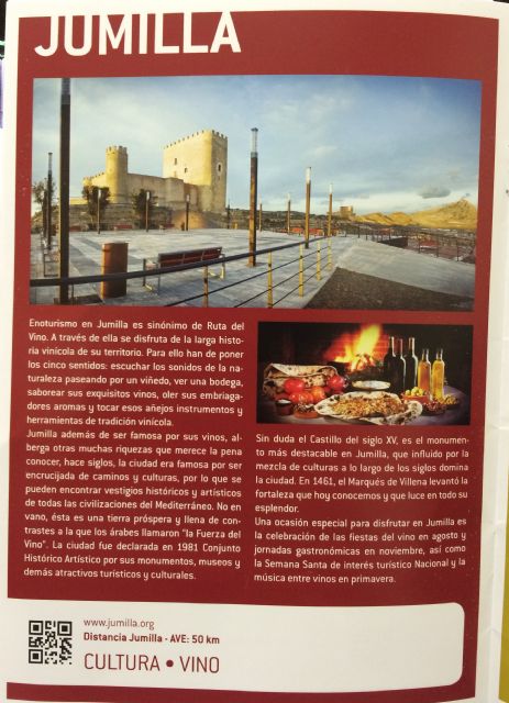 Jumilla forma parte del proyecto Ciudades AVE, para fomentar la promoción y comercialización turística del municipio - 2, Foto 2