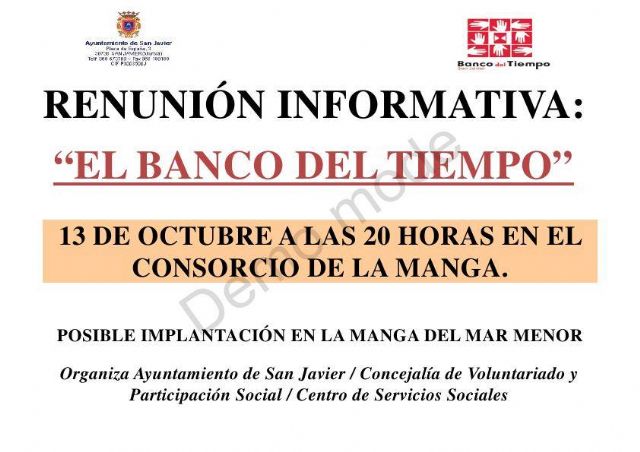 Reunión informativa sobre Banco del Tiempo en La Manga - 1, Foto 1