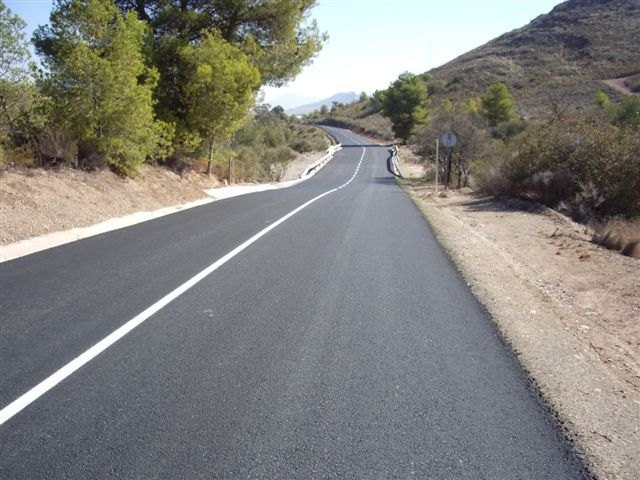 La Comunidad concluye las obras de refuerzo del firme en la carretera que une Lorca con Morata - 1, Foto 1