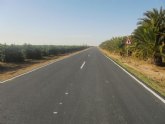 La Comunidad finaliza las obras de mejora de la carretera que une Pozo Aledo y La Puebla