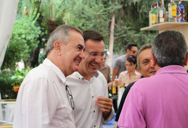 El Secretario General del PSOE en la Región de Murcia, Rafael González Tovar, visita un año más la Feria de Alhama, Foto 1