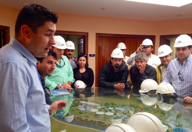 La Consejería de Empresa muestra a 25 empresarios chilenos la gestión del agua y de energías renovables que se realiza en la Región - 2, Foto 2