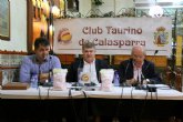 En la noche de ayer, el Club Taurino de Calasparra arrancaba las tertulias “primer martes de cada mes” por cuarto año consecutivo