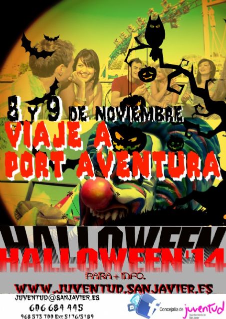 La concejalía de Juventud organiza un viaje a Port Aventura para celebrar Halloween - 1, Foto 1