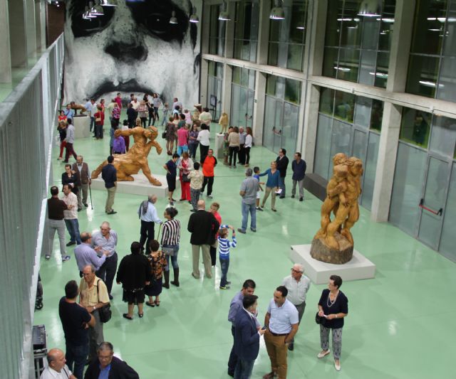 Inaugurada la exposición Itinerancias: Talla Contemporánea en la Sala de Exposiciones del Complejo Cultural Auditorio de Puerto Lumbreras - 4, Foto 4