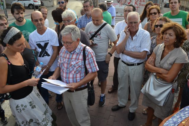 Podemos Murcia apoya la lucha vecinal contra la licitación del AVE en superficie - 1, Foto 1