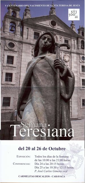 Los Carmelitas de Caravaca celebran la Semana Teresiana con una exposición y charlas - 2, Foto 2
