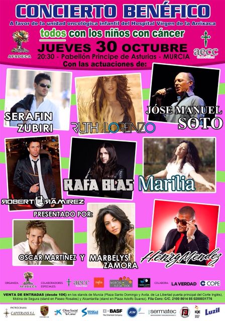 Concierto Benéfico Todos con los niños con cáncer, AFADECA - 1, Foto 1