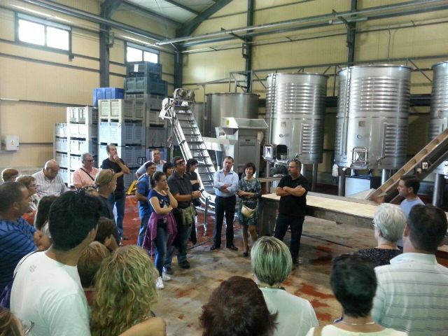 La visita guiada a Bodegas Monastrell y la Escuela del Vino reúne a unas 50 personas - 3, Foto 3