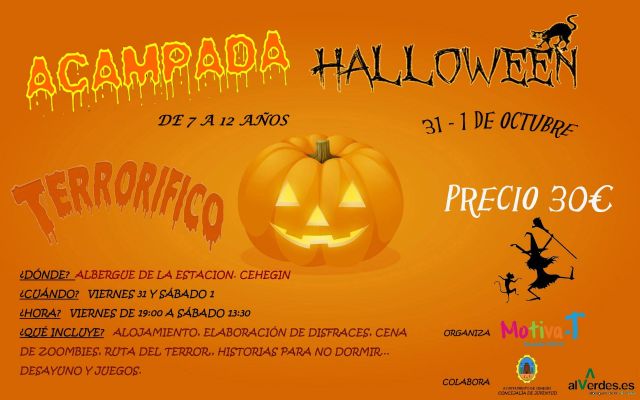 El Albergue de la Estación celebrará una Acampada de Halloween - 1, Foto 1