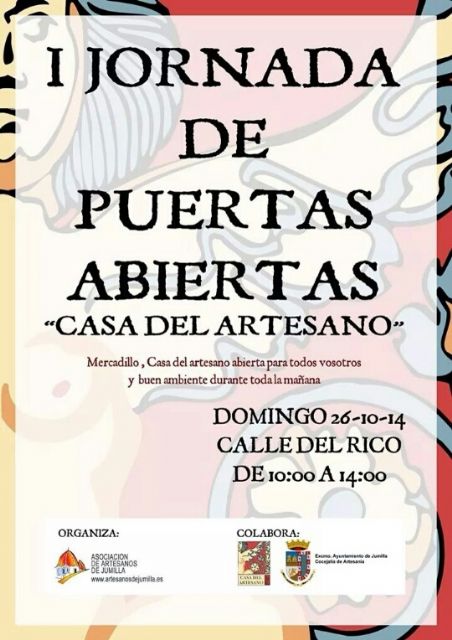 La Asociación de Artesanos de Jumilla organiza la I Jornada de Puertas Abiertas en la Casa del Artesano con un mercadillo en la Calle del Rico - 1, Foto 1