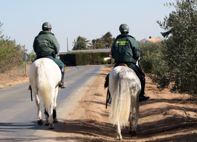 La Guardia Civil refuerza los servicios con el Escuadrón de Caballería - 2, Foto 2