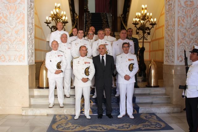 Garre destaca la importancia de reforzar la colaboración entre la Administración regional  y las unidades de la Armada Española - 4, Foto 4