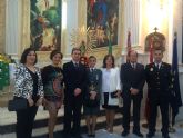 Las autoridades municipales de Alguazas participan en Ceutí en la conmemoración del Día de la Hispanidad y la Virgen del Pilar