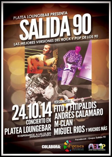 Vuelven los conciertos solidarios en Platea Loungebar a beneficio de D´Genes y AELIP, Foto 1