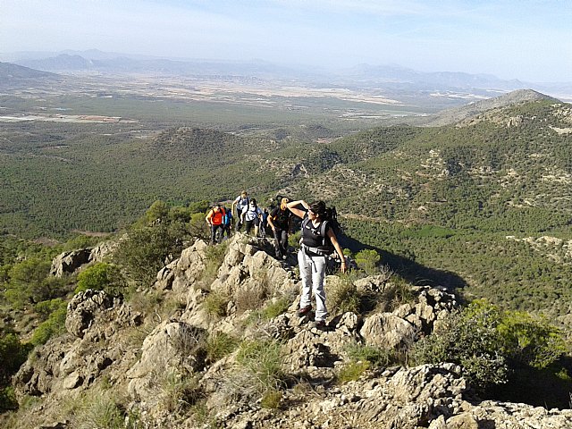 El Club senderista de Totana realiz una ruta desde Las Alquerias hasta la cima de las cunas - 1