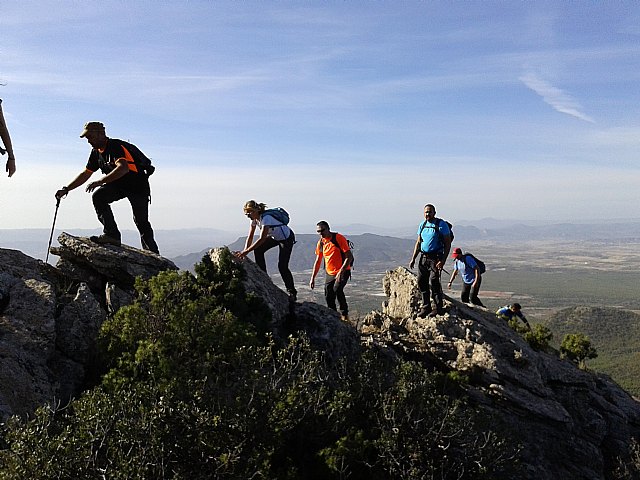 El Club senderista de Totana realiz una ruta desde Las Alquerias hasta la cima de las cunas - 3