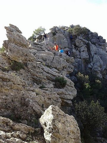 El Club senderista de Totana realiz una ruta desde Las Alquerias hasta la cima de las cunas - 4