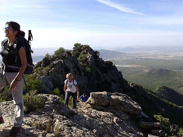 El Club senderista de Totana realiz una ruta desde Las Alquerias hasta la cima de las cunas - 5