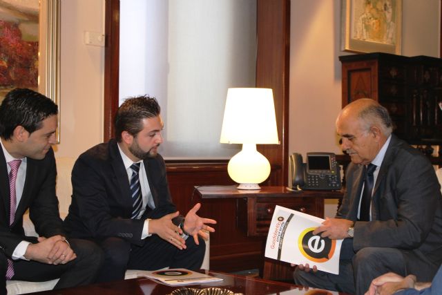 El presidente de la Comunidad recibe al presidente de Guadalentín Emprende - 2, Foto 2