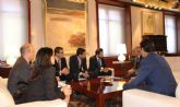 El presidente de la Comunidad recibe al presidente de 'Guadalentn Emprende'